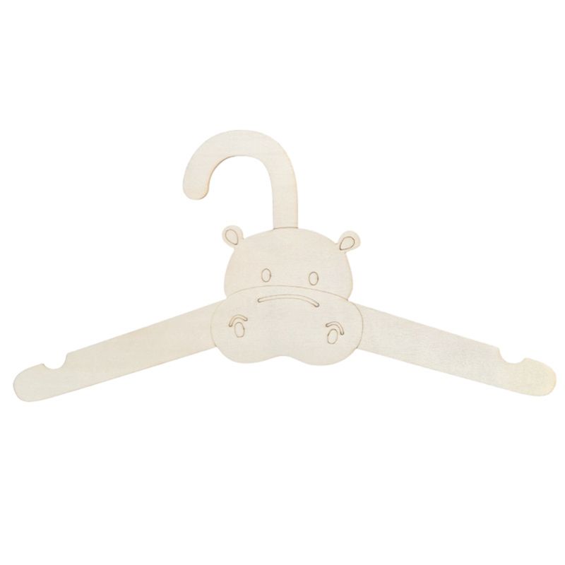 Baby Clothing Hanging Rack - ABJI-20 шт. Милые деревянные вешалки для