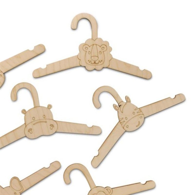ABJI-20 шт. Милые деревянные в – обзор и цена Baby Clothing Hanging Rack