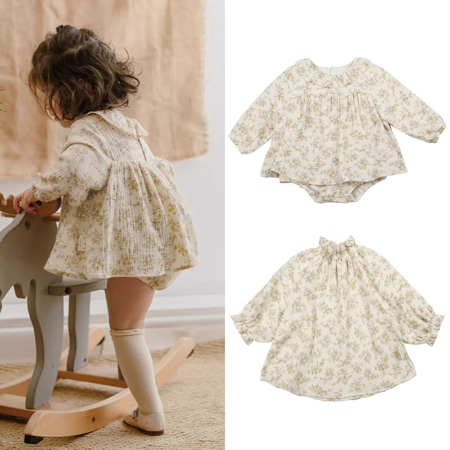 Платья с цветочным принтом для – обзор и цена Baby Clothing Organic